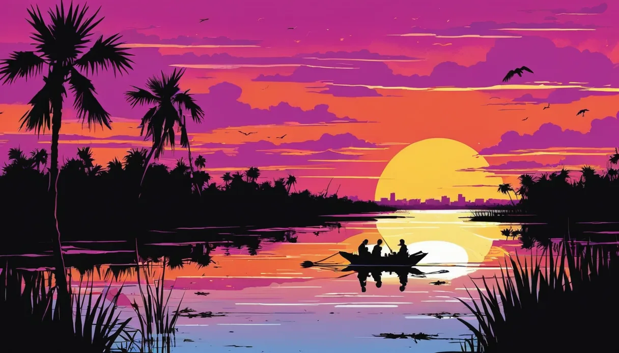 Swamp Sunset