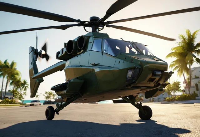 Buzzard Attack Chopper — GTA VI Helicopter